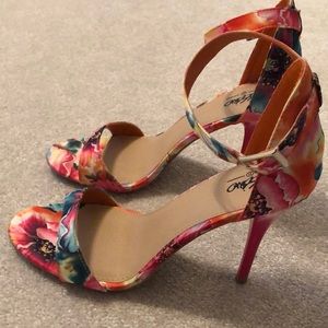 Floral heels
